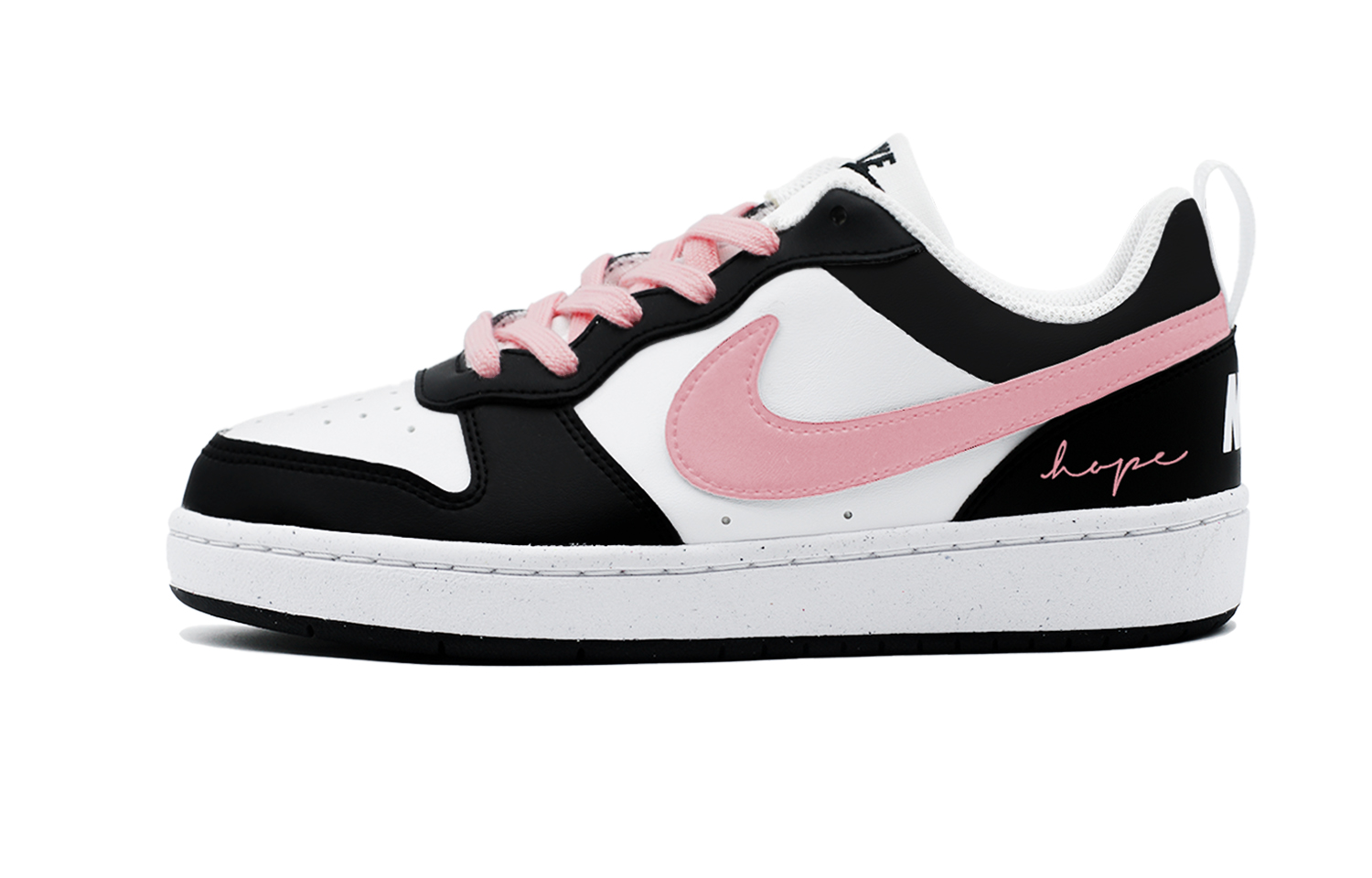 

Детские скейтерские кроссовки Court Borough для младших школьников Nike, черный/розовый