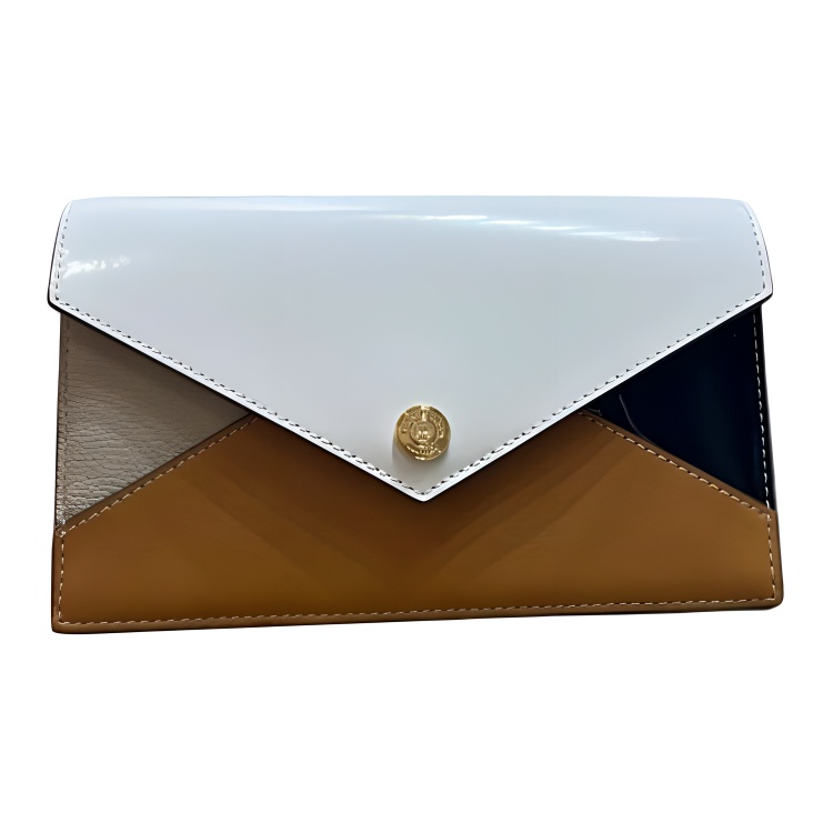 

TORY BURCH Кожаный конверт сумка Кошелек Мини сумка через плечо женская разноцветная