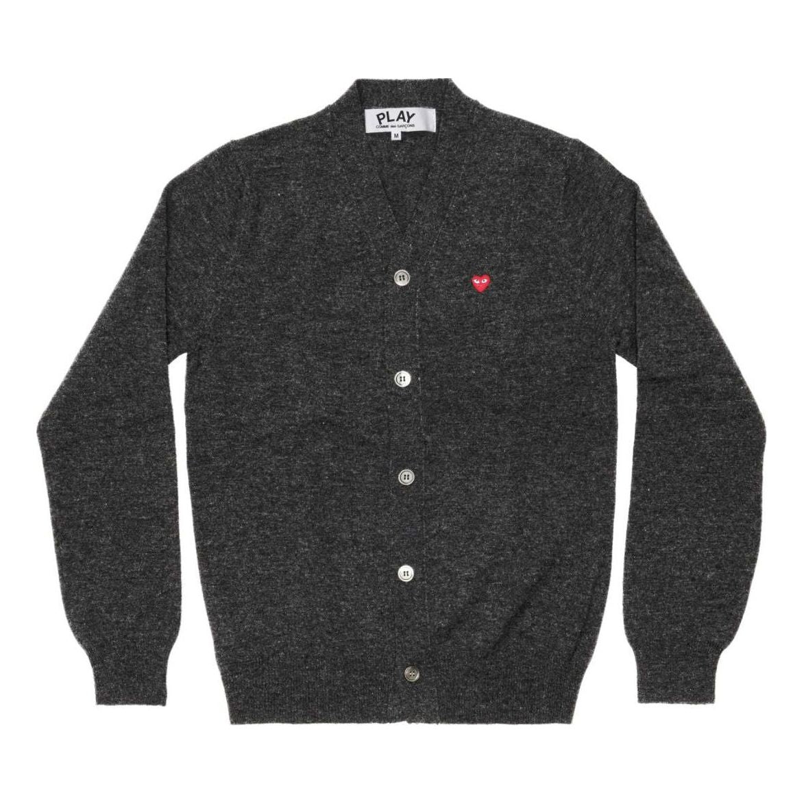 

Кардиган COMME des GARCONS PLAY Cardigan With Small Red Emblem 'Grey' AZ-N080-051-2, серый