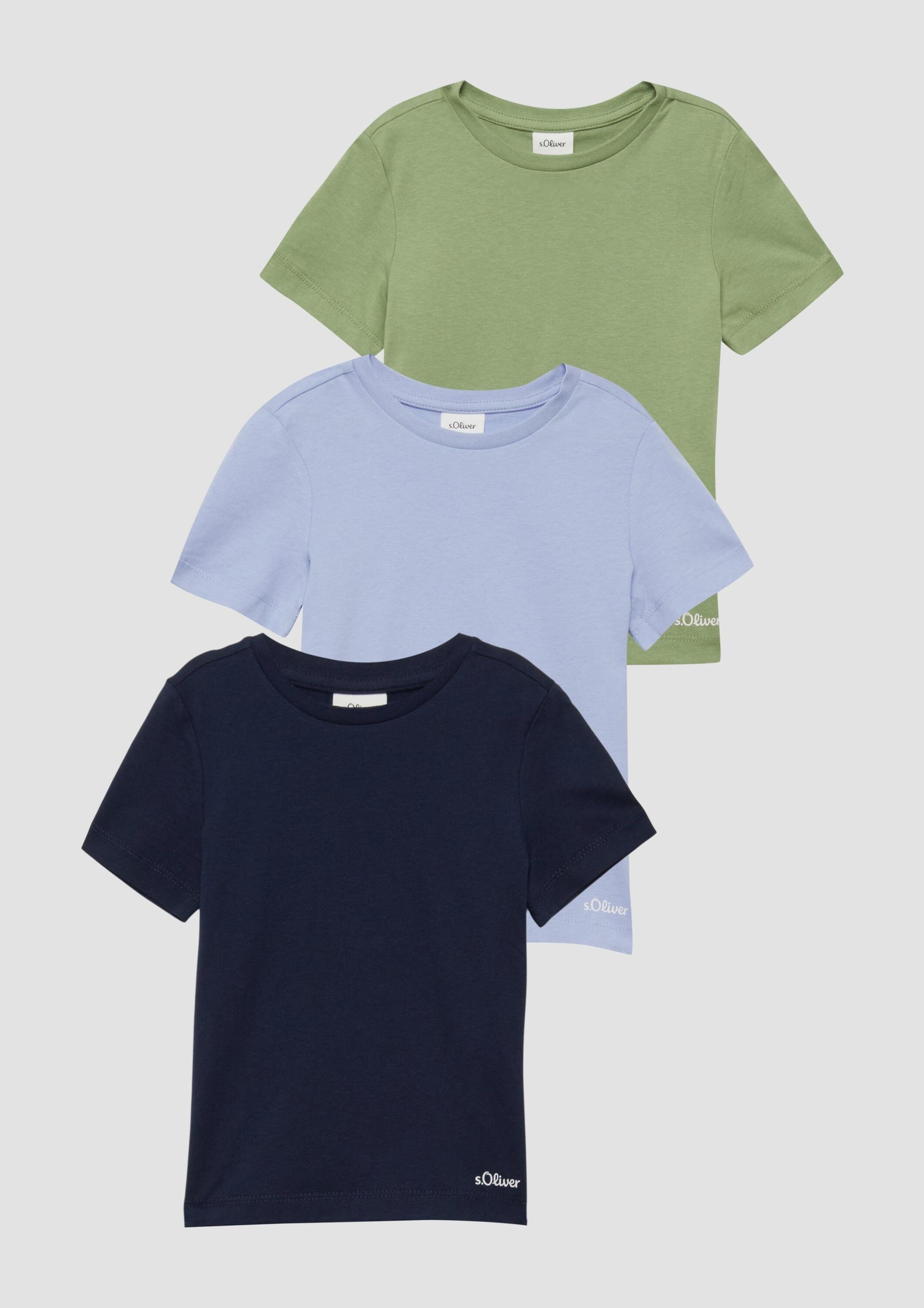 s.Oliver Junior Футболка в цветах Navy, Sky Blue, Khaki — фото 3