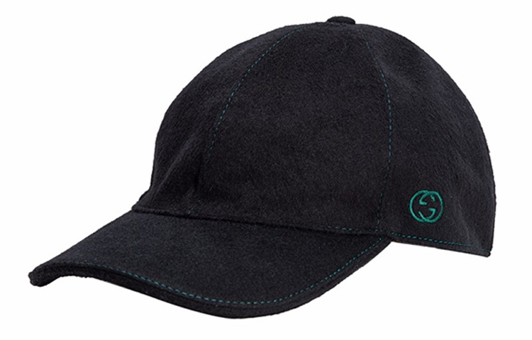 GUCCI Хлопковая бейсболка Unisex Black — фото 3