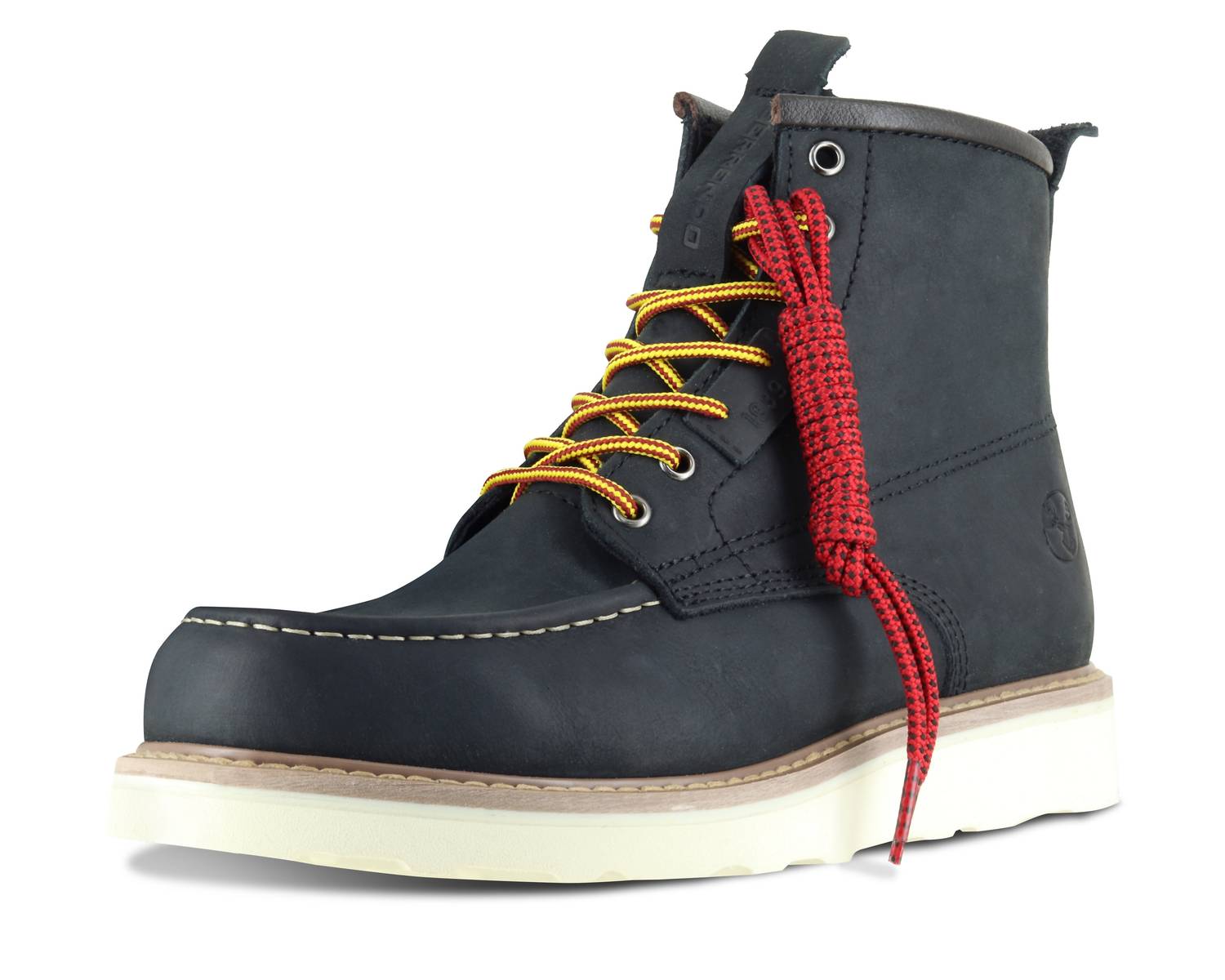 Мужские рабочие ботинки Moc Wedge Steel Toe черного цвета Berrendo — фото 3