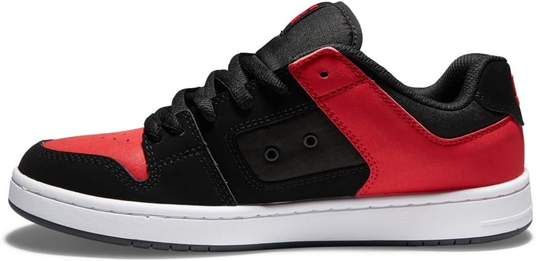 Мужские кроссовки DC Shoes Manteca 4 водонепроницаемые зимние высокие скейтерские, черный/красный — фото 3