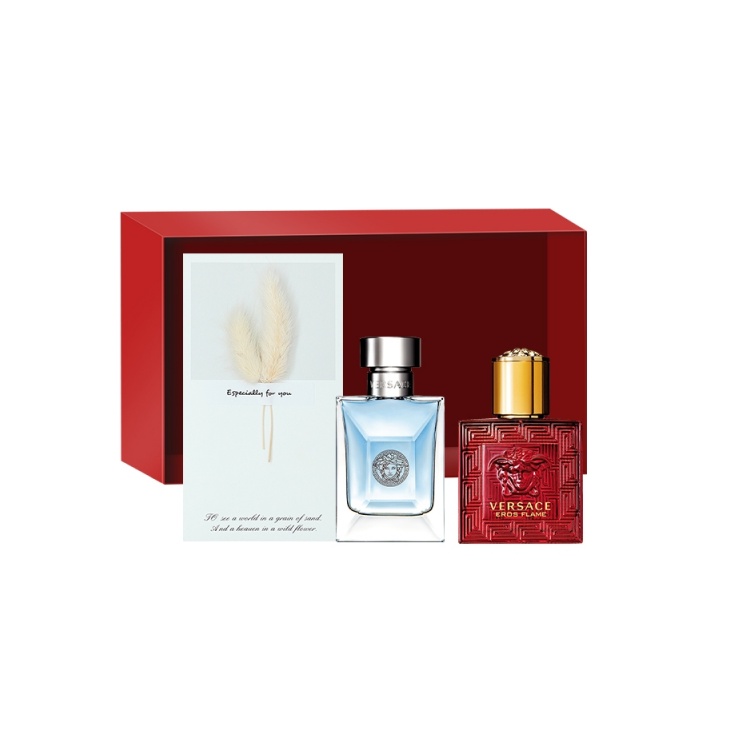 

VERSACE Набор пробников туалетной воды glamor blue red men's, два флакона по 5 мл