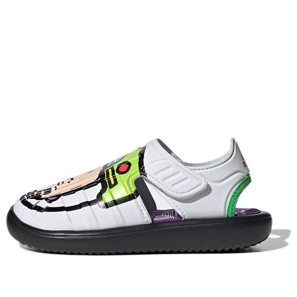 

Сандалии (PS) adidas Water Sandals x Disney 'White Black Green', белый