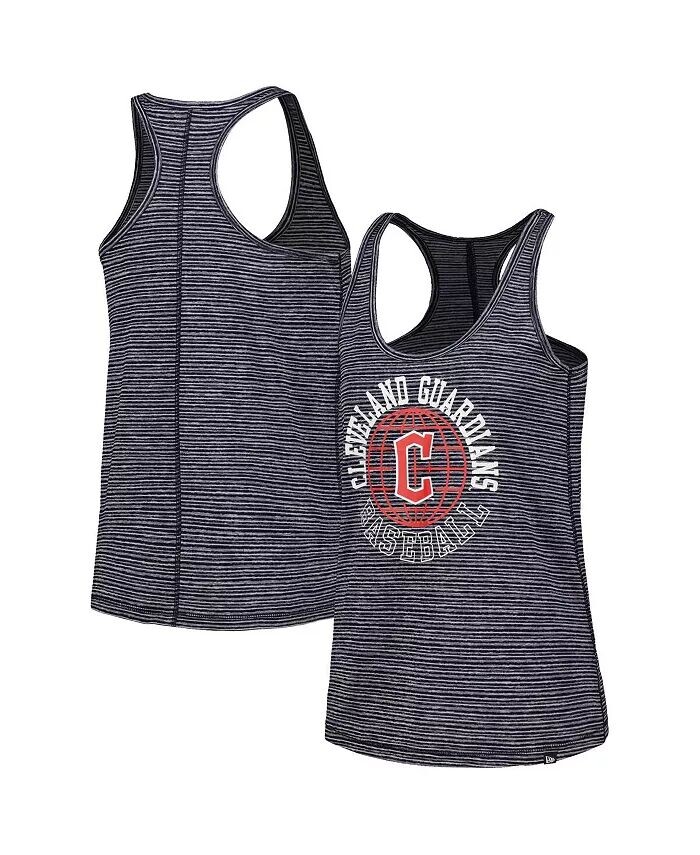 

Женская темно-синяя майка Cleveland Guardians Active Racerback New Era