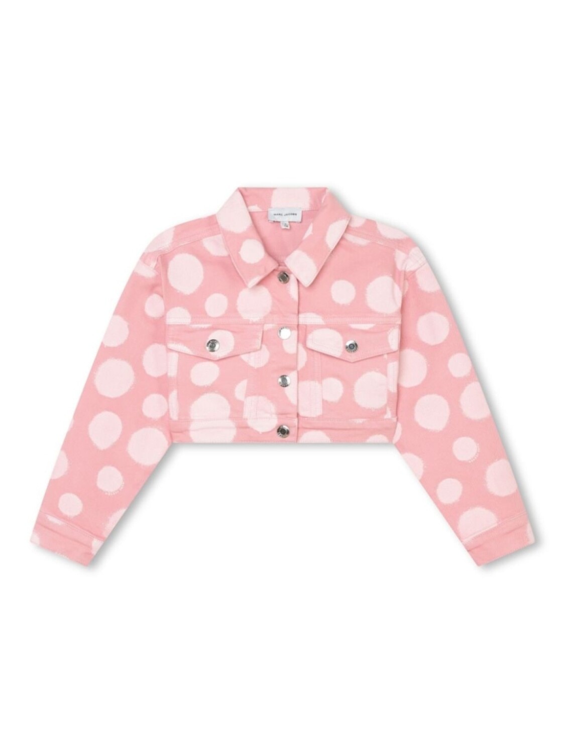 

Marc Jacobs Kids джинсовая куртка в горох, розовый