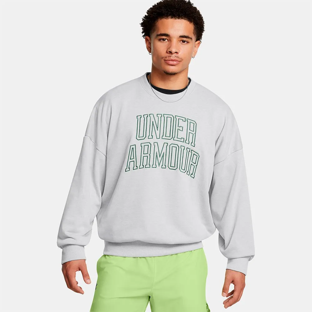 

Толстовка Under Armour Icon Heavyweight Terry Oversized, белый