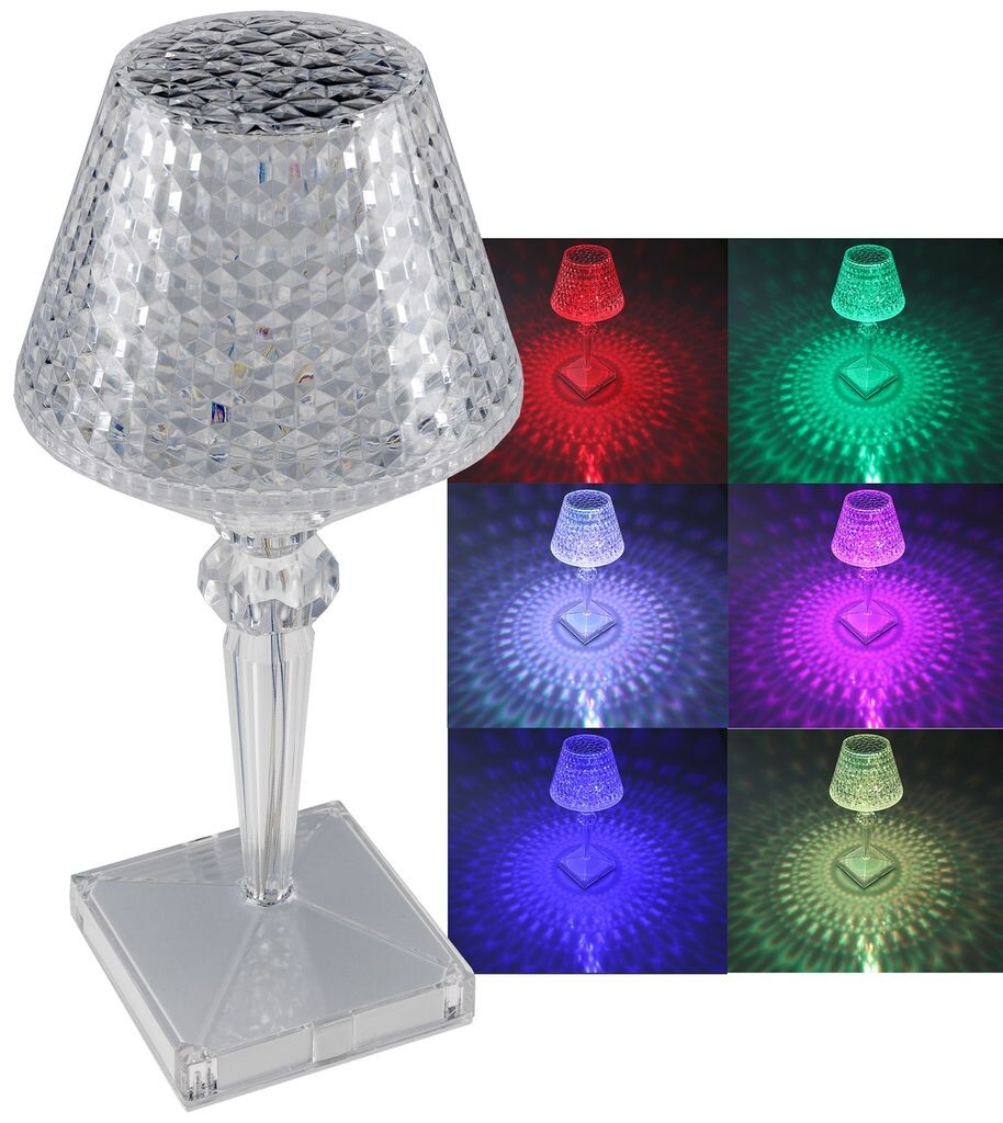 

CHILITEC Светодиодная настольная лампа Foco Guapa, аккумулятор, RGB, черный