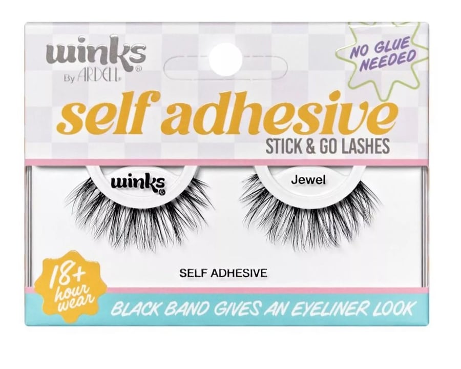

Самоклеящиеся ресницы на полоске Stick & Go - Winks Jewel Ardell 1 шт.