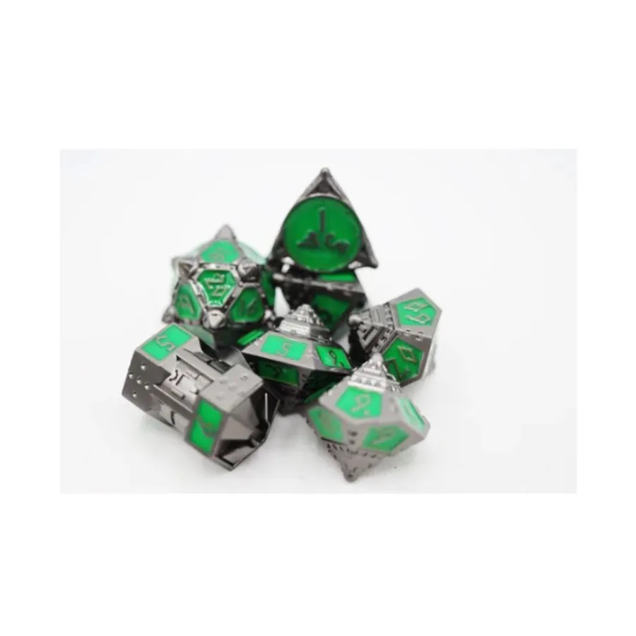 

Набор кубиков Poly — Радиоактивная ракета (7), Dice Sets - Metal Role Playing Games Dice 51