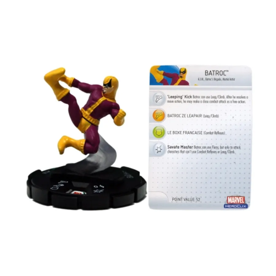 

Батрок, Marvel HeroClix - Captain America - Singles