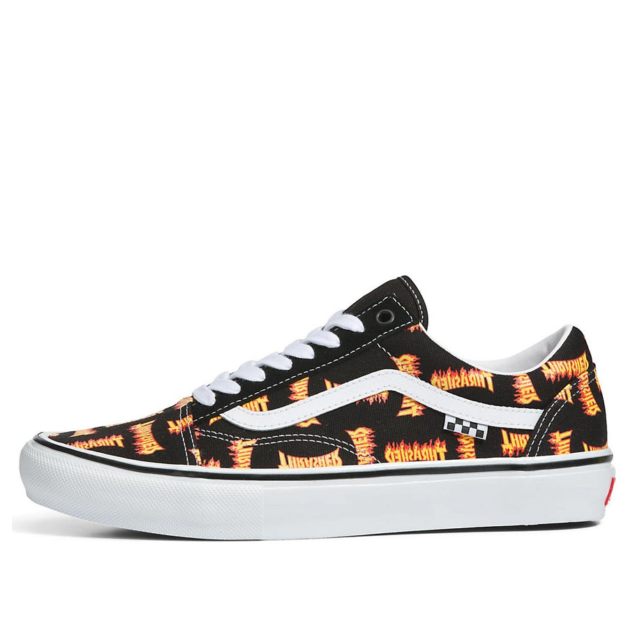 

Кеды Vans Thrasher x Skate Old Skool 'Allover Thrasher Flame Logo', черный