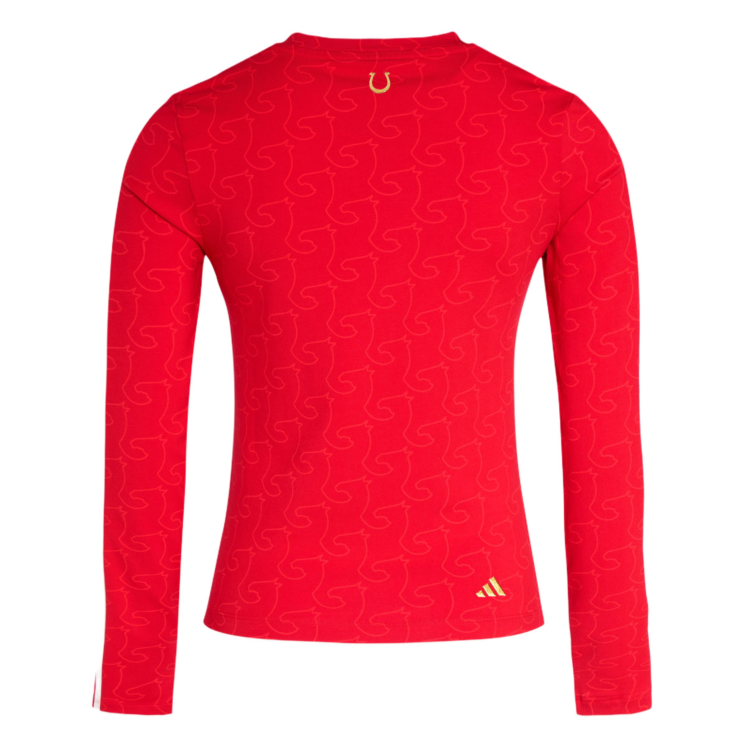 Футболка Women's Light Scarlet с круглым вырезом Moderate Others Adidas, светло scarlet — фото 3