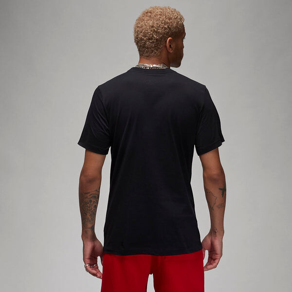 Футболка Air Jordan Jumpman Air Embroidered T-Shirt'Black', черный — фото 4
