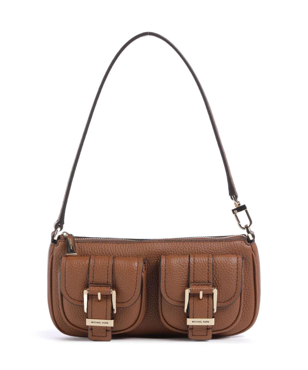 

Сумка Michael Michael Kors Zoe Small Pebbled Leather Pochette, коричневый