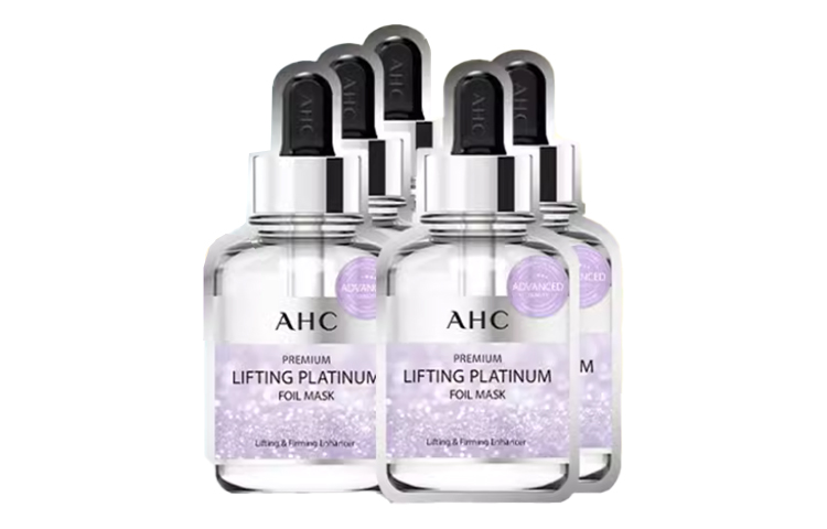 

AHC Platinum увлажняющая и питательная маска для лица против морщин 5 шт/5 шт/коробка *2 A.H.C