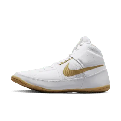 Кроссовки Nike Fury Wrestling Shoes, цвет White/Cool Grey/Metallic Gold