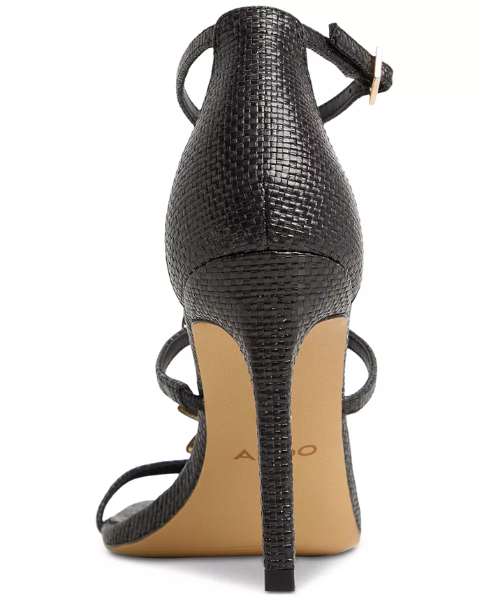 Женские босоножки Summerdate Strappy Seashell Dress Sandals ALDO, черный — фото 3