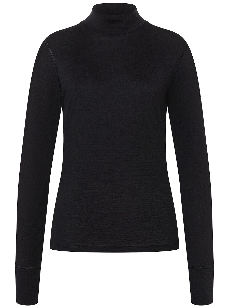 

Лонгслив super.natural Merino, черный