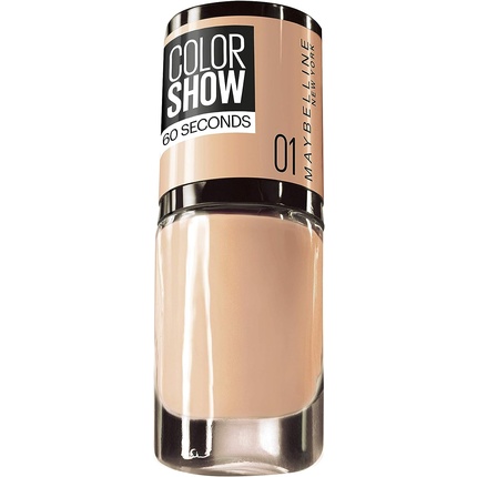 

Лак для ногтей Maybelline Color Show 60 Seconds Go Bare 1, 7 мл, Maybelline New York