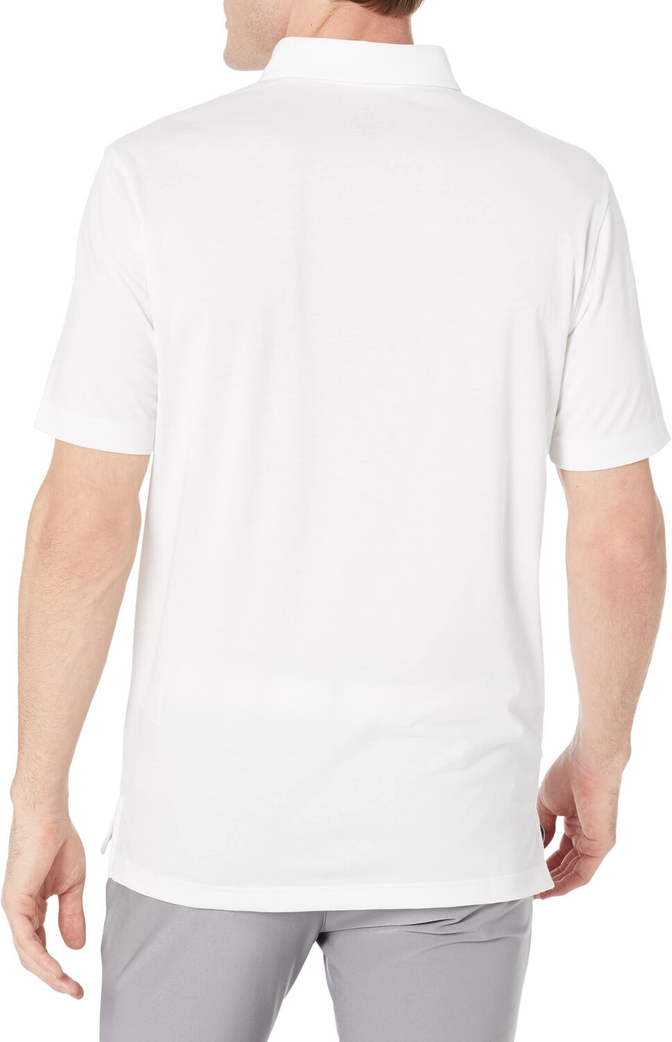 Поло Adidas Go-To Polo, цвет White Melange — фото 2