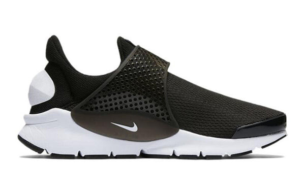 Кроссовки с носками дротики низкие кеды Nike, черный — фото 2