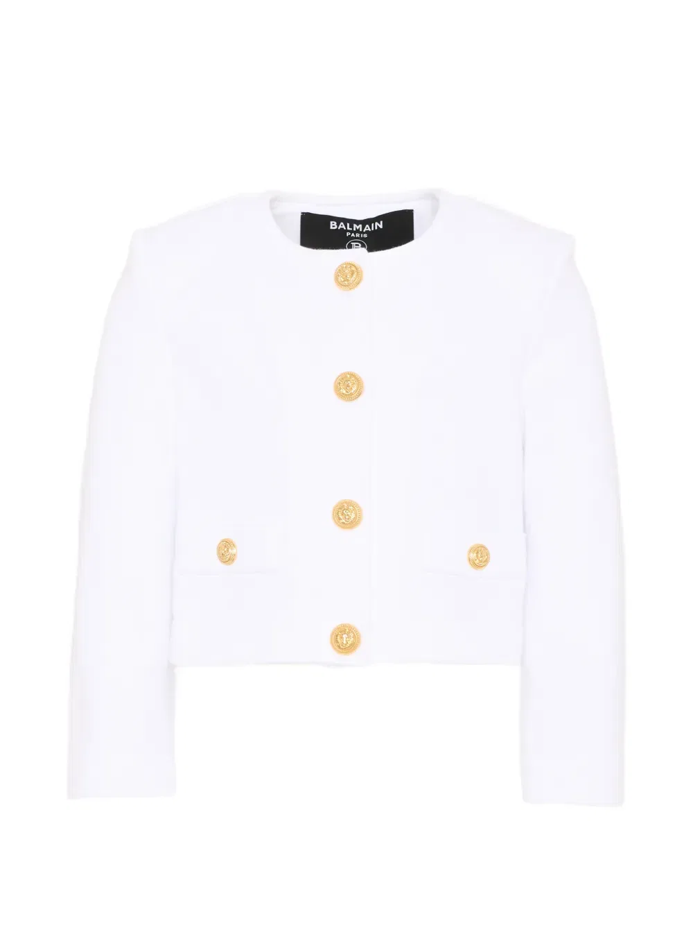 Жакет на пуговицах Balmain Kids, белый