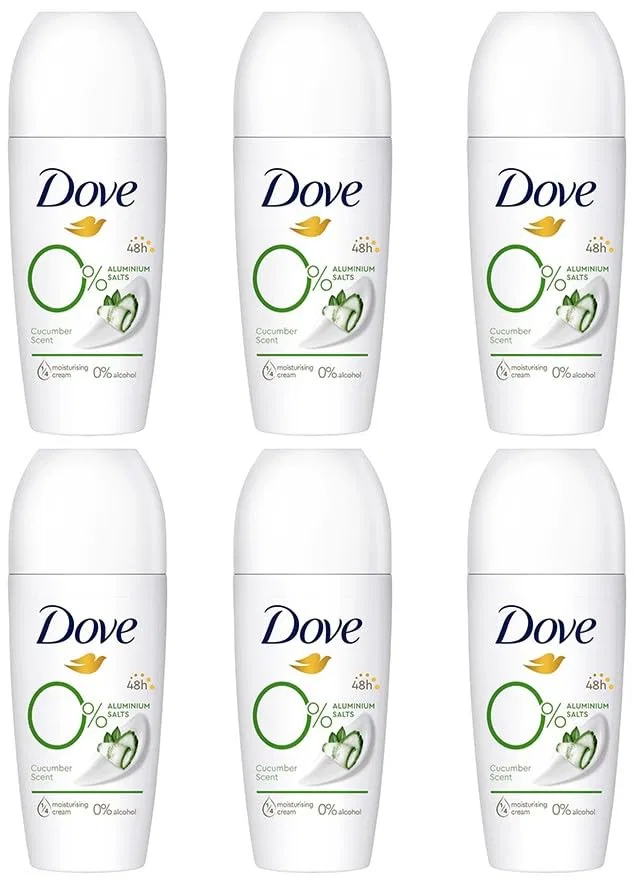 Шариковый дезодорант Dove с ароматом огурца и 1/4 увлажняющего крема Dove