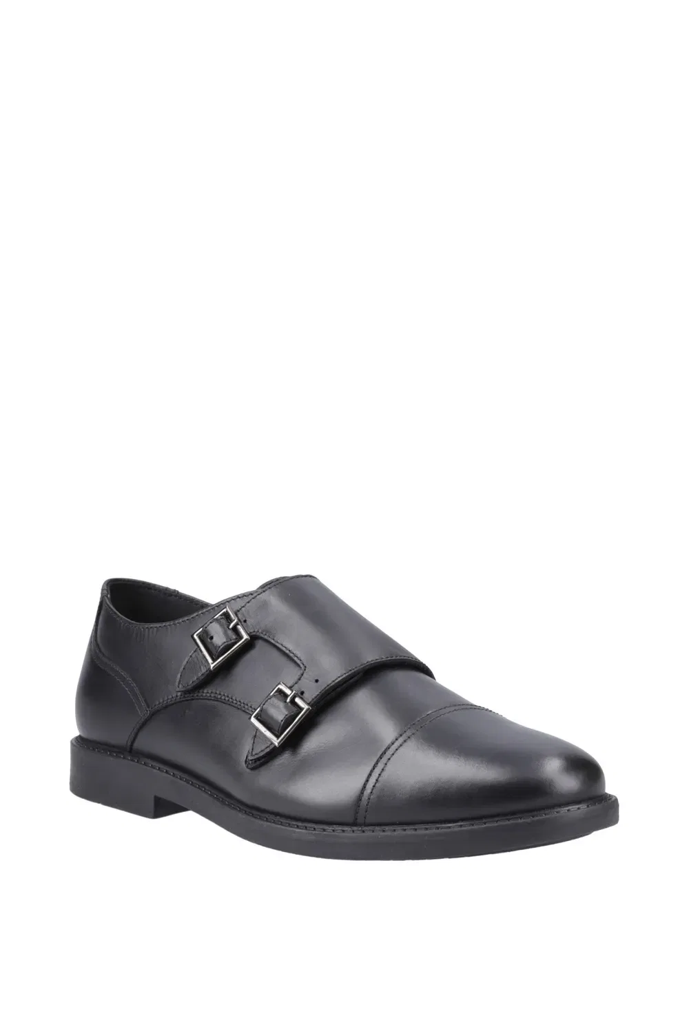 Туфли монахи с двойной пряжкой Hush Puppies, черный