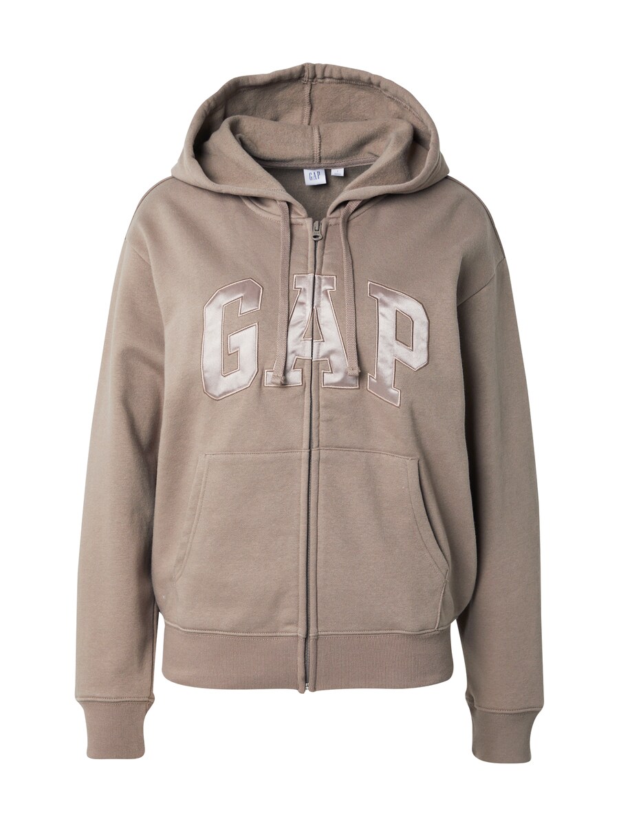 

Худи с капюшоном на молнии GAP Heritage, mottled brown