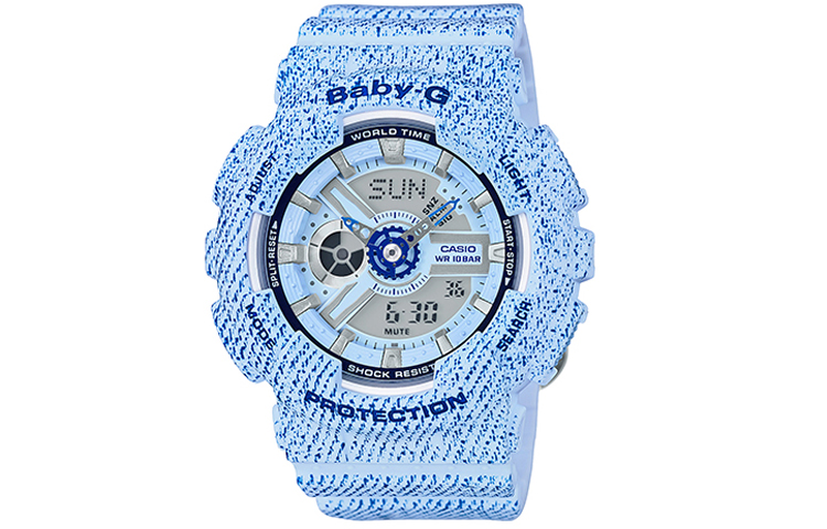 

CASIO Часы Women's BABY-G Blue Watch BA-110DC-2A3