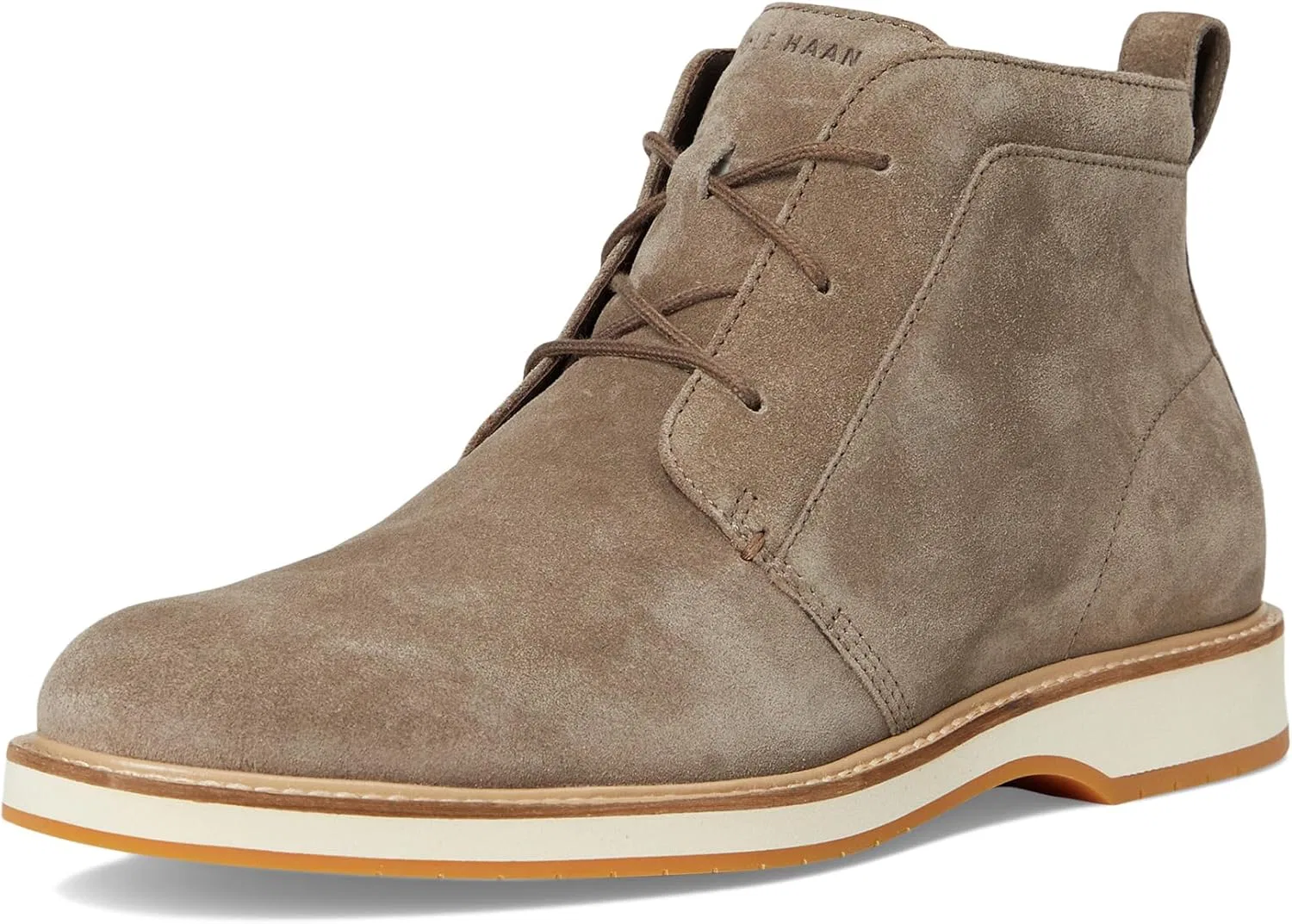 Мужские ботинки Cole Haan Morse Grand Chukka, Morel Suede Ivory — фото 2