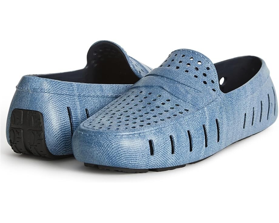 

Лоферы Floafers Country Club Driver Print, цвет Blue Denim