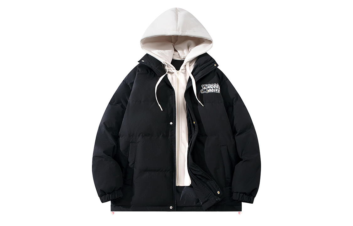 

BOBBY ABLEY Пуховик Unisex, Black White