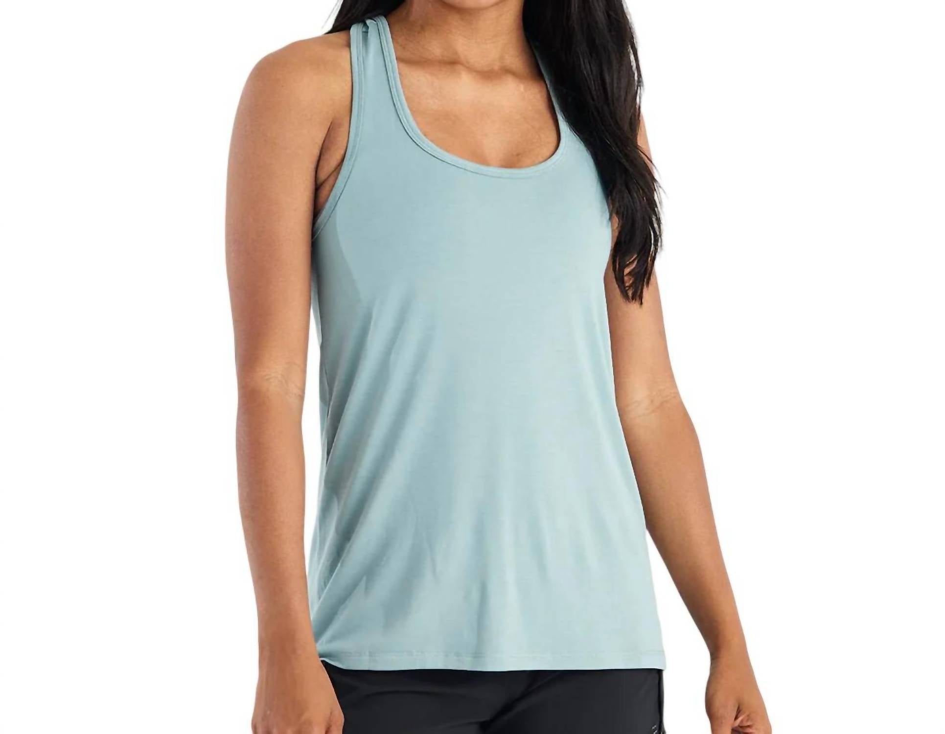

Майка-борцовка Bamboo Motion Racerback в цвете Ocean Mist FREE FLY