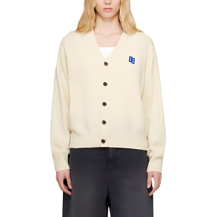 

Кардиган с пуговицами и нашивкой с логотипом Bl Tag ADER ERROR, бежевый