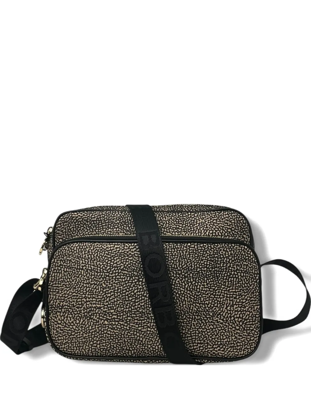 

Кроссбоди-сумка для камеры с узором Borbonese, черный