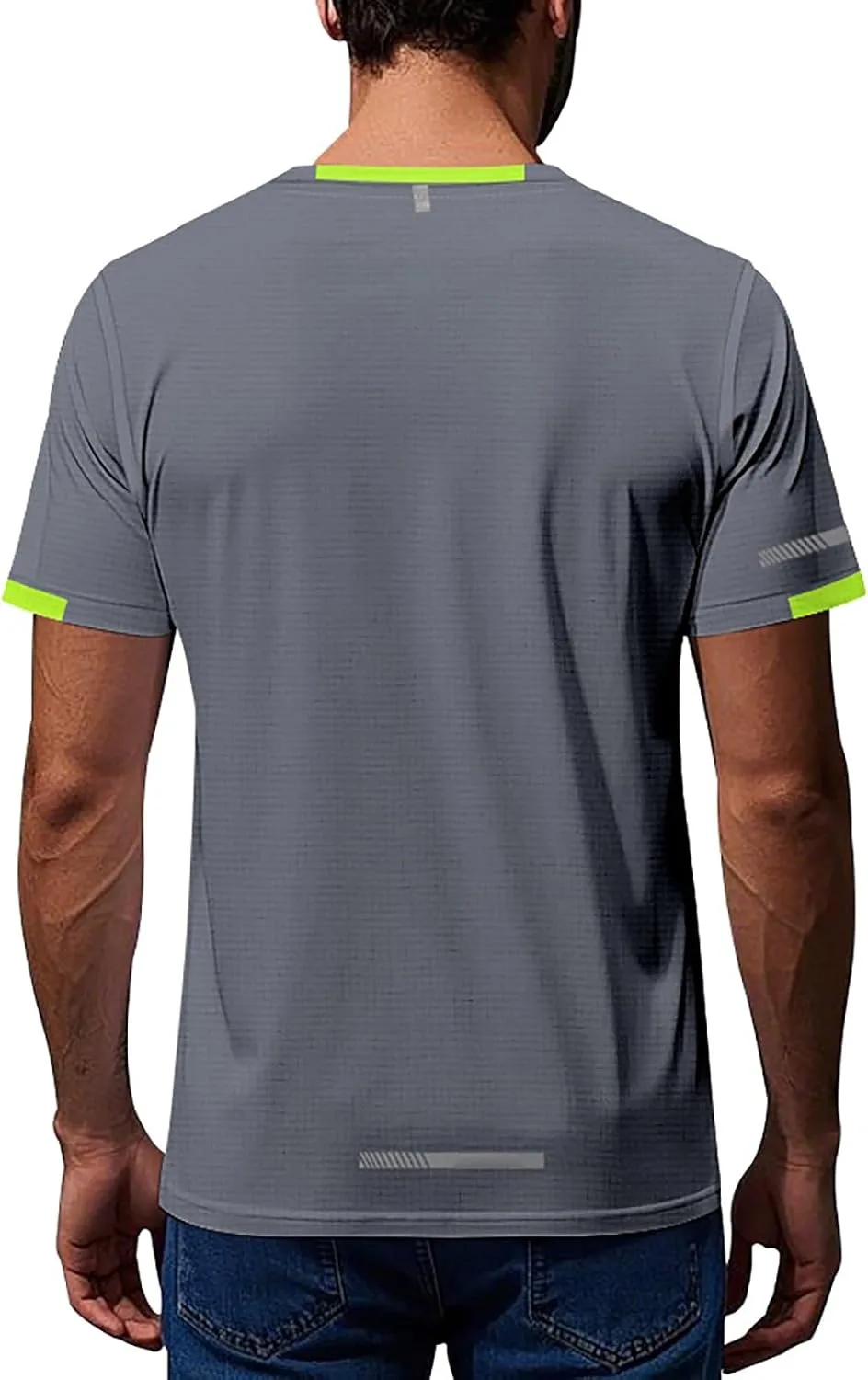 Мужская майка Quick Dry Stretch Moisture Wicking для тренировок — фото 4