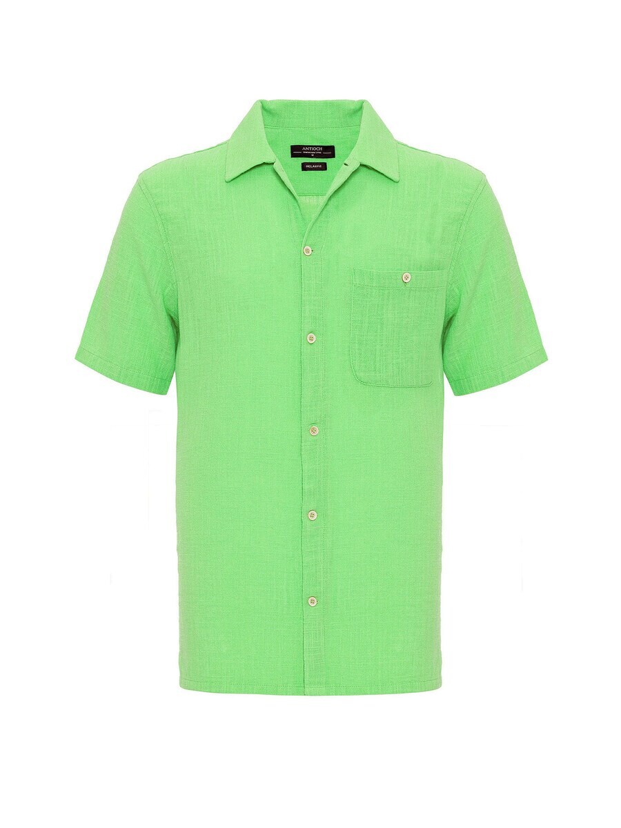 

Рубашка на пуговицах стандартного кроя Antioch, цвет Apple/Light Green