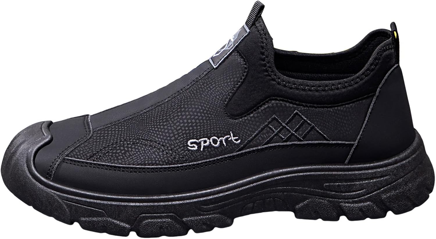 

Мужские кроссовки IWIHMIV для прогулок, легкие, противоскользящие, для бега и активного отдыха, комфортные кроссовки, черный