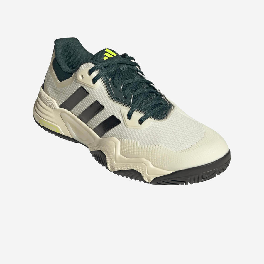 Мужские теннисные кроссовки для мультикорта — ADIDAS Solematch Control 2, белые/зелёные — фото 2