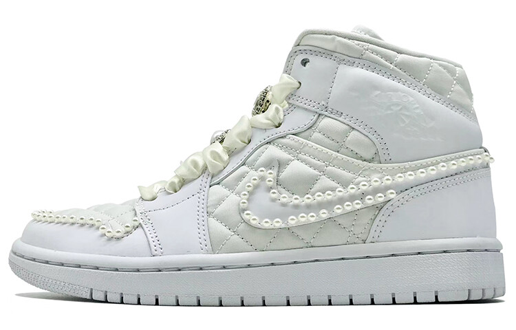 

Кроссовки Air Jordan 1 Vintage Basketball Shoes Unisex High-Top White