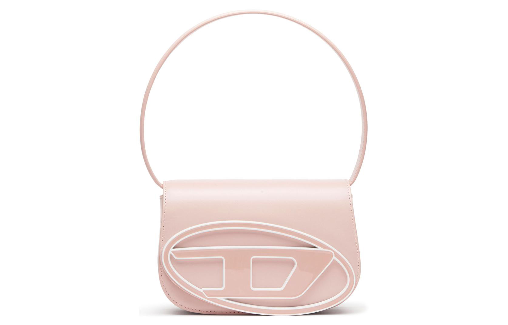 

DIESEL Сумка через плечо из коровьей кожи для женщин, розовая