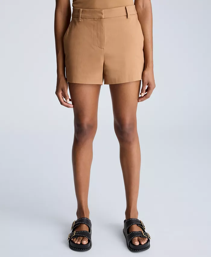 

Женские шорты с плоским передом Kenneth Cole, коричневый