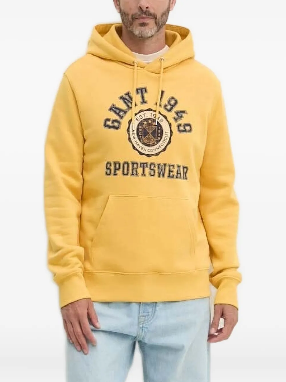 

Худи с логотипом Gant, желтый