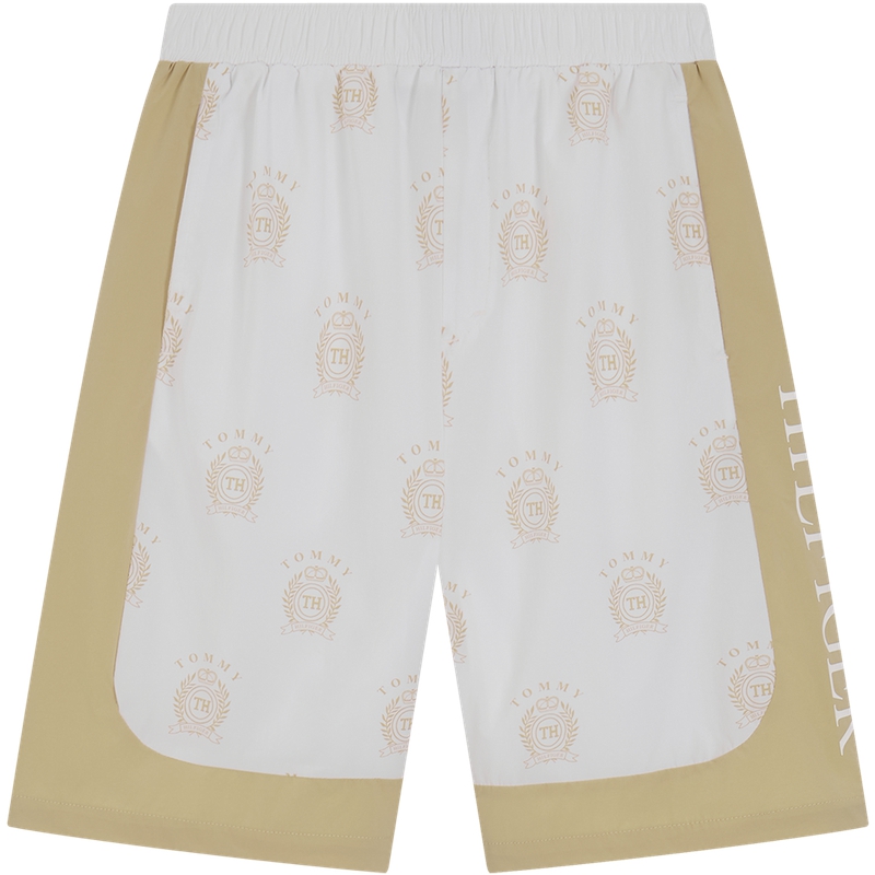 

Tommy Hilfiger Шорты детские для возраста 3-7 лет khaki & white