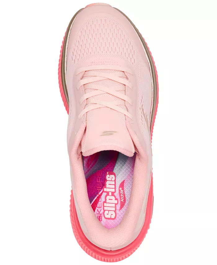 Женские слипоны Arch Fit Go Run Anywhere: беговые кроссовки от Finish Line Skechers, розовый — фото 4