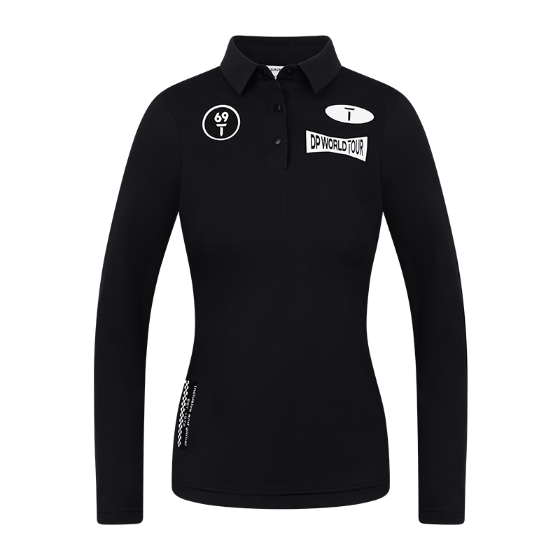 

Женская поло EUROPEAN TOUR, черный