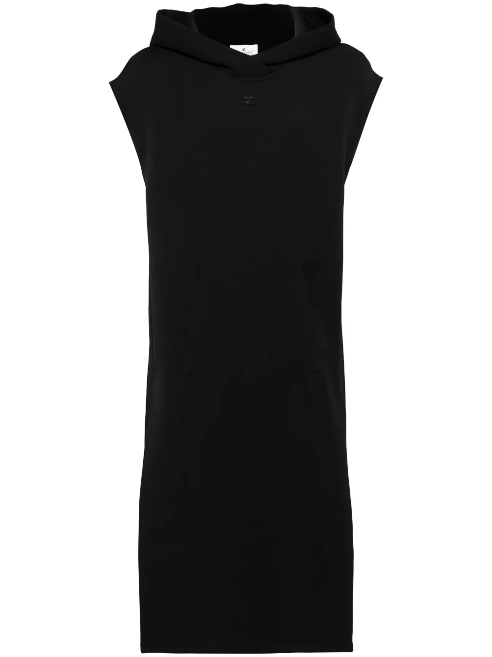 

Худи Cocoon с вышитым логотипом Courrèges, черный